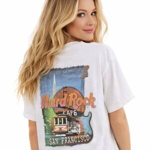 Vintage 90's Hard Rock Cafe San Francisco Collectible Tee Shirt Unisex Size M